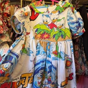 Franklin Jay DuckTales Bedsheets OOAK Dress